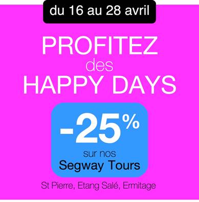 Profitez des Happy Days jusqu'au 28 avril