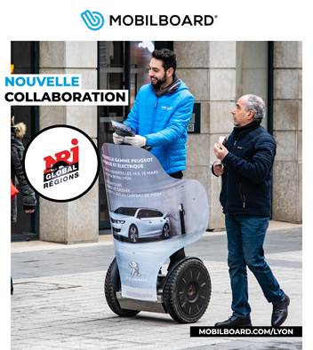 Street Marketing : Mobilboard x NRJ !