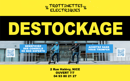 Offre DESTOCKAGE : Trottinettes électriques toutes marques