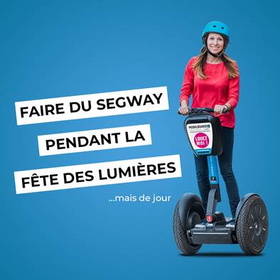 Segway à Lyon : faire une balade pendant la Fête des Lumières