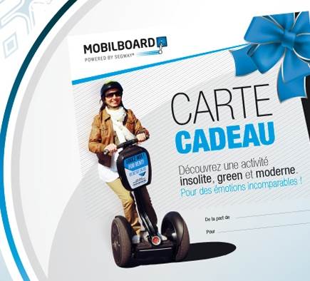 For Christmas, offer an original gift with the Mobilboard gift card!