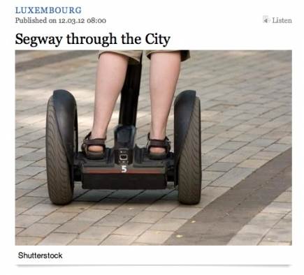 Mobilboard Luxembourg dans la presse - Luxemburger Wort 